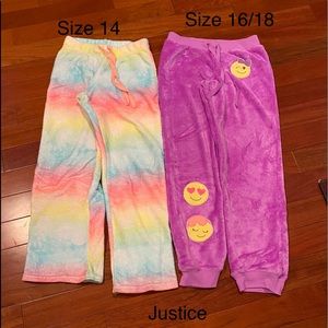 Justice pajama pants size 14/16
